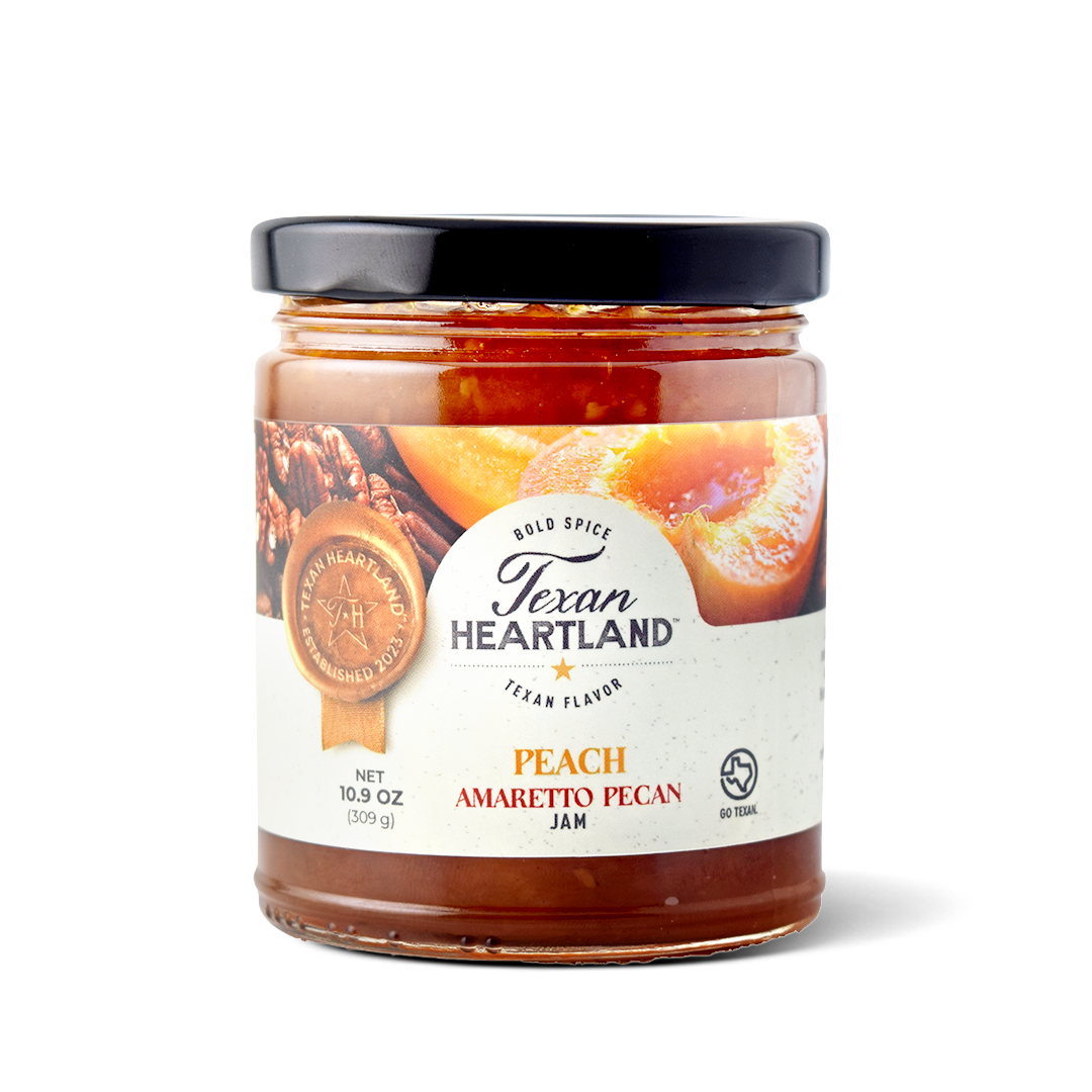 Texan Heartland Peach Amaretto Pecan Jam
