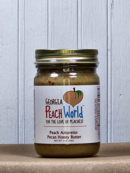Georgia Peach  Praline Pecan Honey Butter