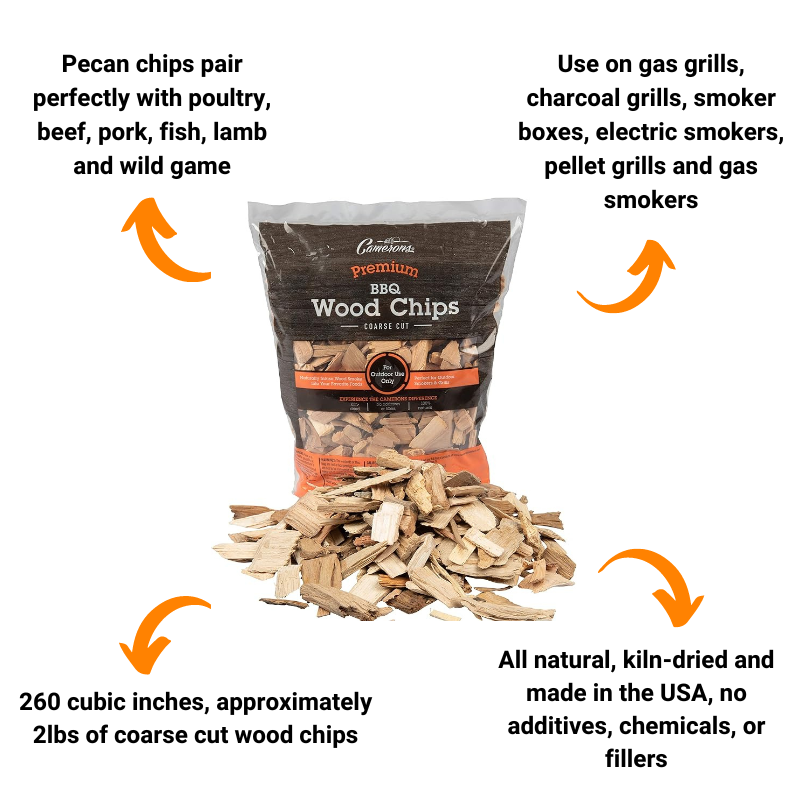 Grill Masters Club Wood Chip 4-Pack: Apple, Hickory, Cherry & Pecan