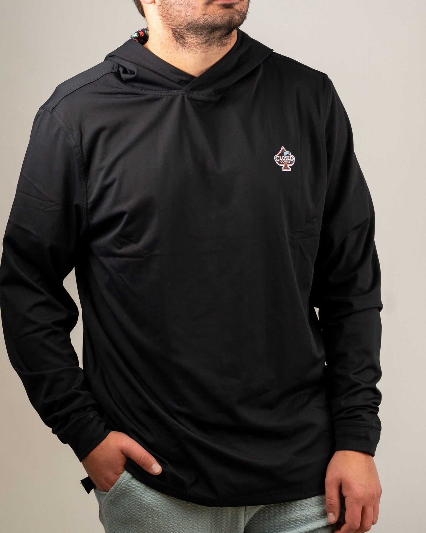 Pins and Aces Performance Golf Hoodie - Closed Course