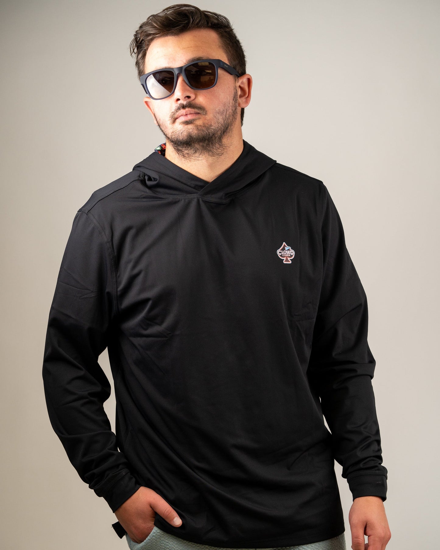 Pins and Aces Performance Golf Hoodie - Closed Course