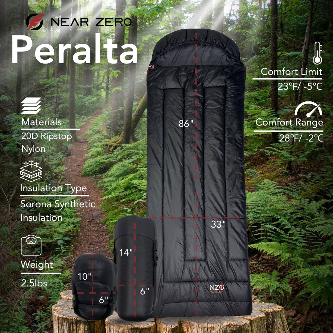 Near Zero Peralta 25℉ Synthetic Sleeping Bag