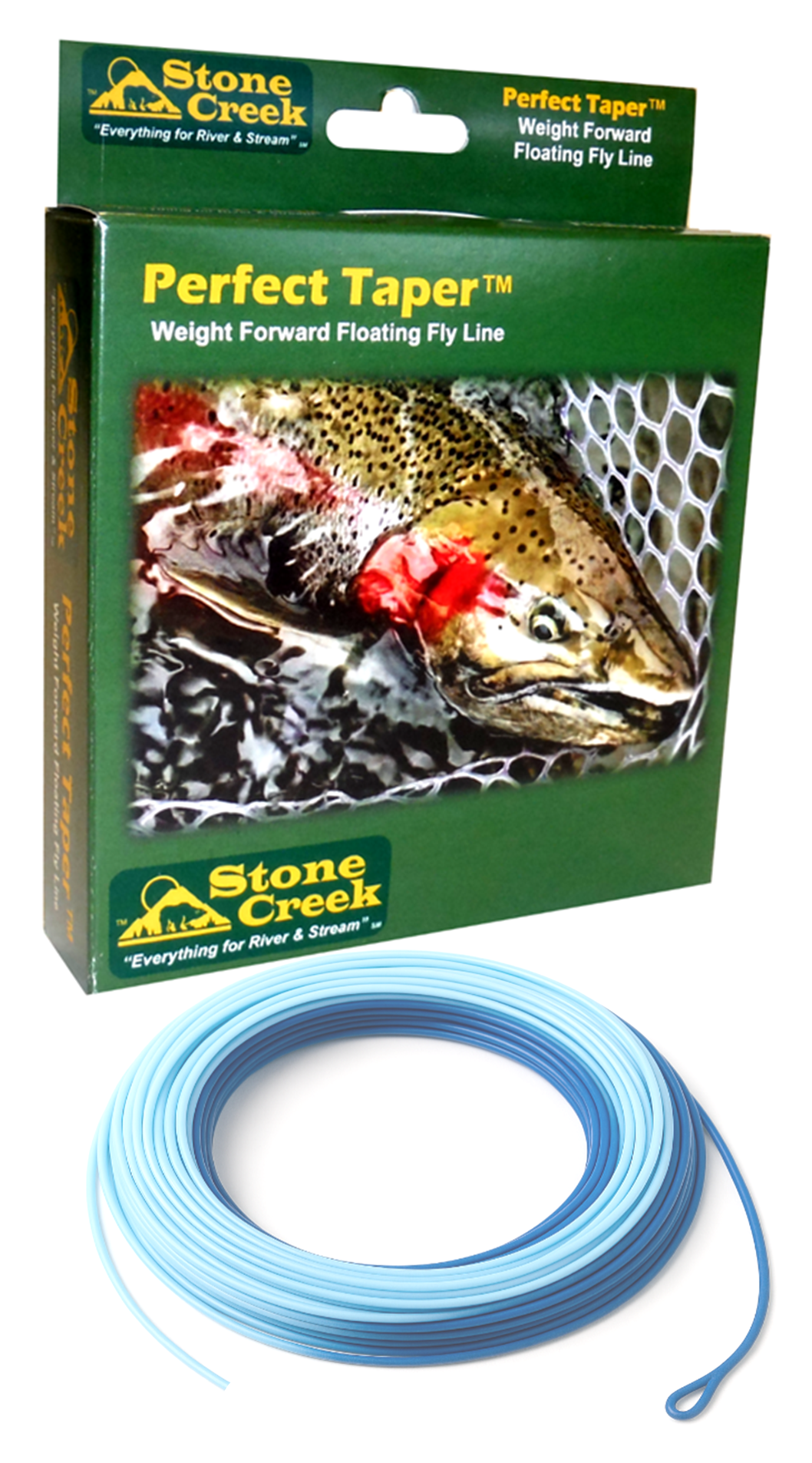 Stone Creek Perfect Taper™ - Sky - Two Color Floating Fly Line