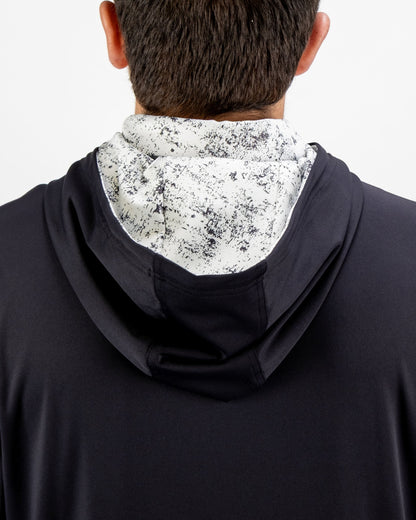 Pins and Aces Performance Golf Hoodie - White Noise