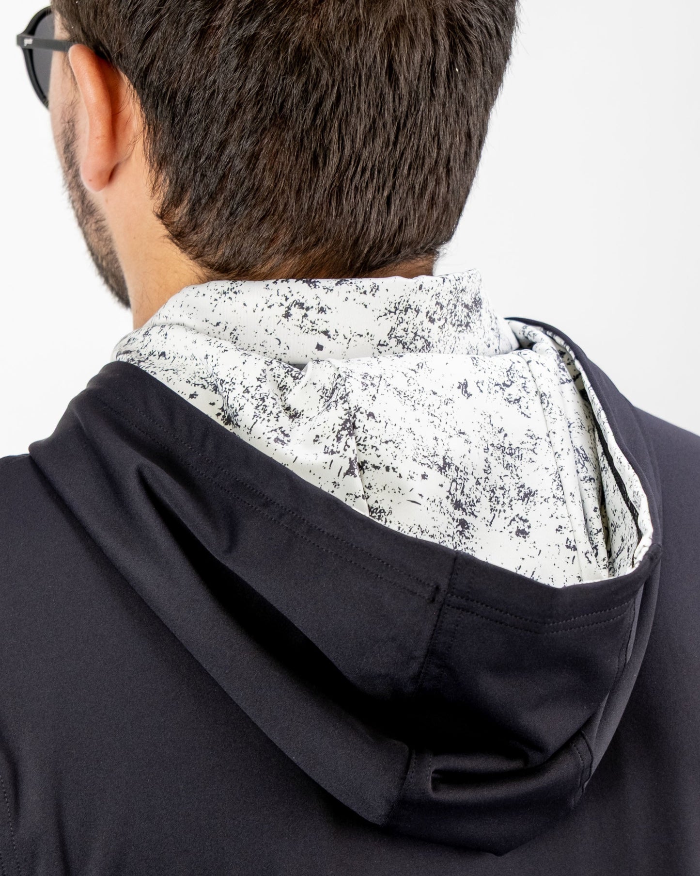 Pins and Aces Performance Golf Hoodie - White Noise