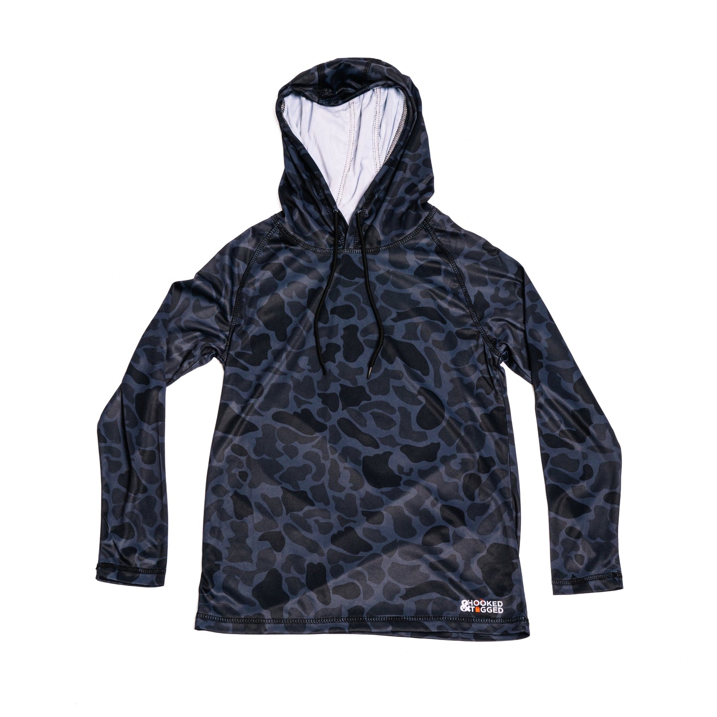 Hooked & Tagged  - Youth Old School Camo Performance Hoodies