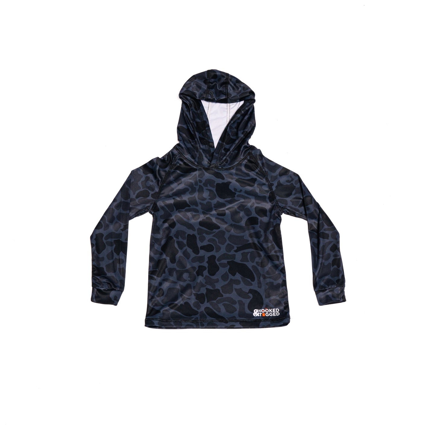 Hooked & Tagged  - Toddler Old School Camo Performance Hoodies