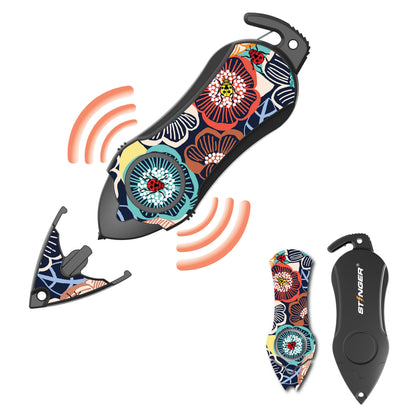 Stinger Survival Tools Personal Alarm Keychain Safety Emergency Tool (Ladybug)