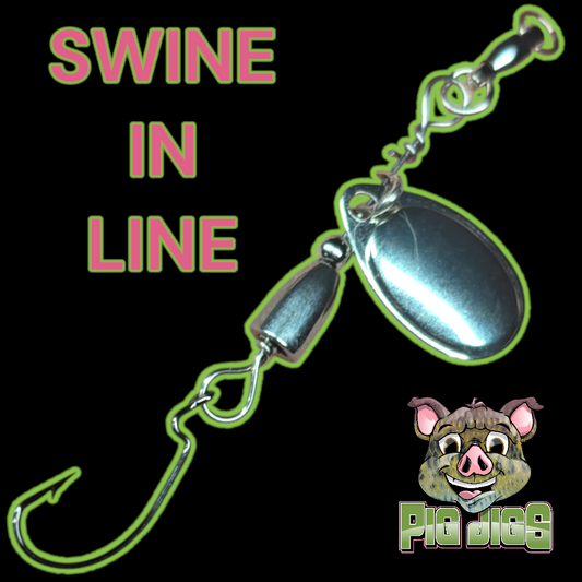 Pig Jigs 1/10 OZ TUNGSTEN "SWINE IN LINE"