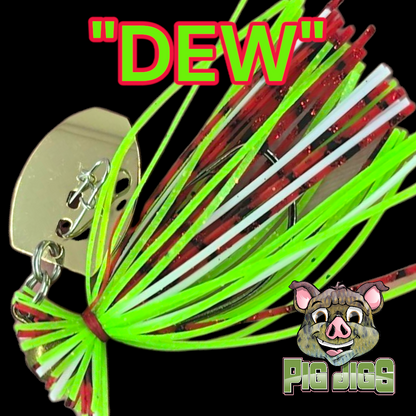 Pig Jigs 1/16 oz EWG LIL BUDDY BLADED JIG