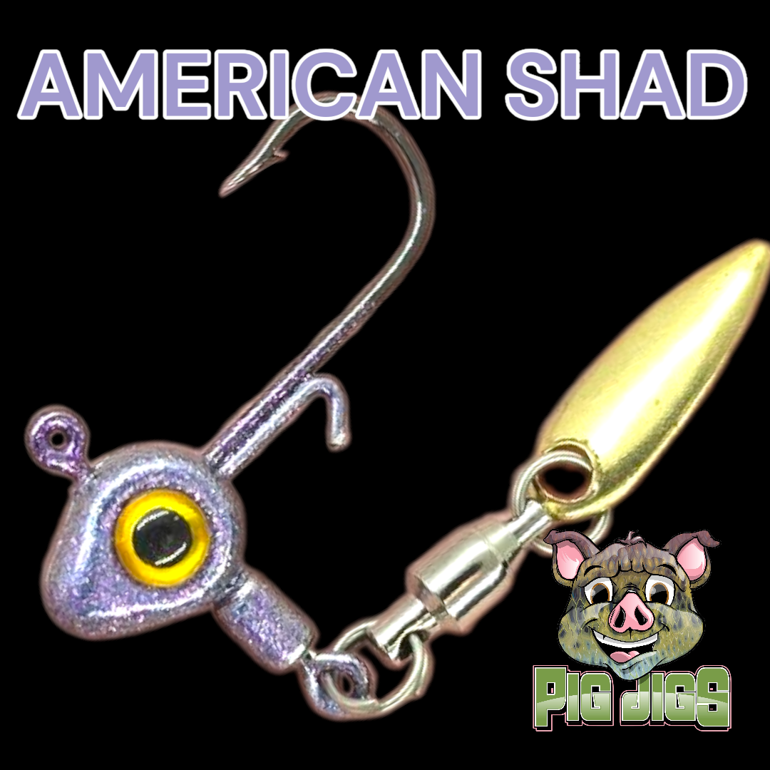 Pig Jigs "NEW" 1/16 OZ UNDERSPIN