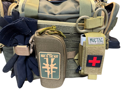 MUCITUP MUCTAC Elite Range Bag 15x10x11 Tactical Gear Organizer w/ MOLLE Panel