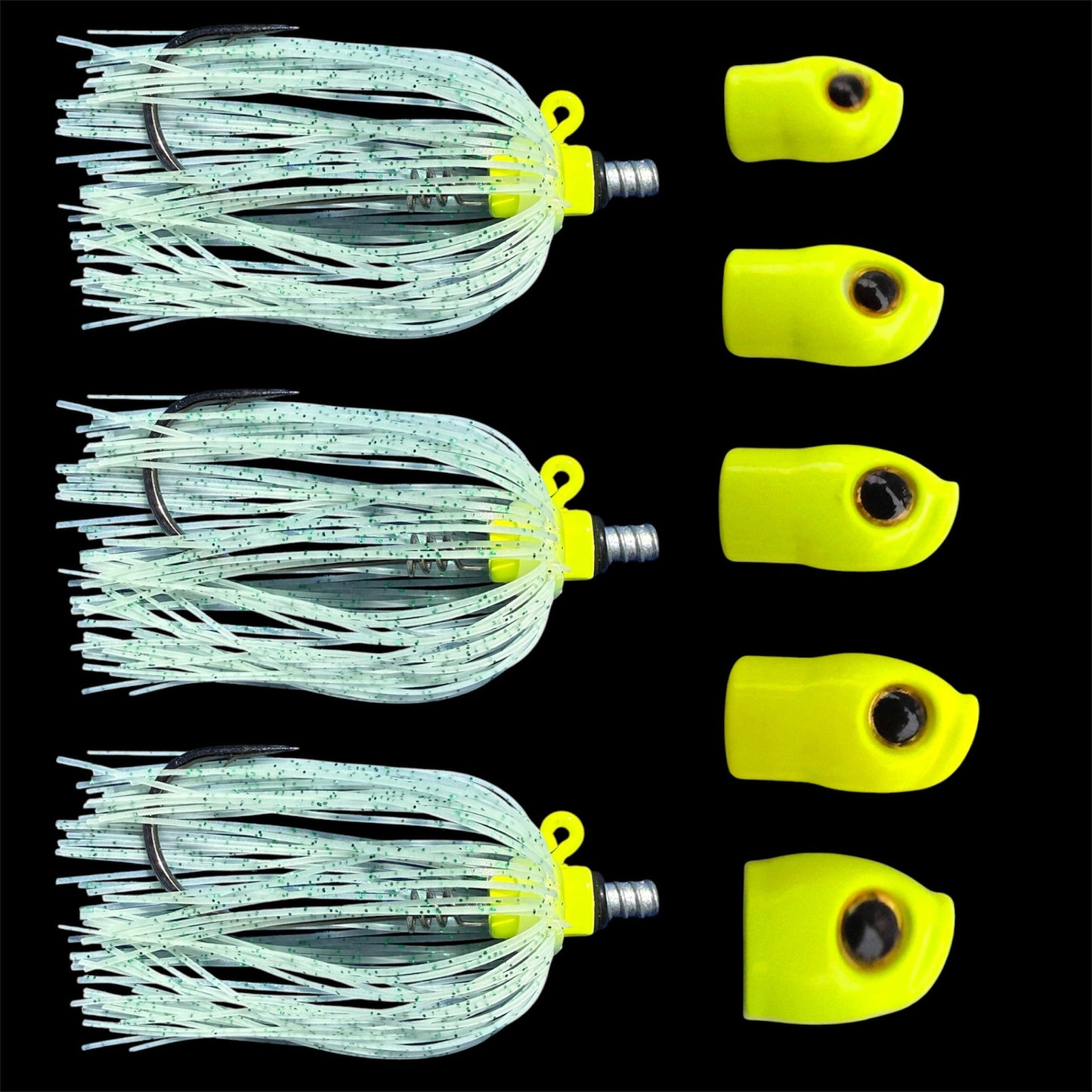 Stack Tackle Skirted Screwy Head Jigs