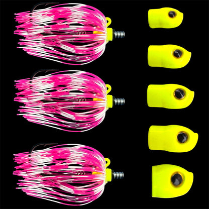 Stack Tackle Skirted Screwy Head Jigs