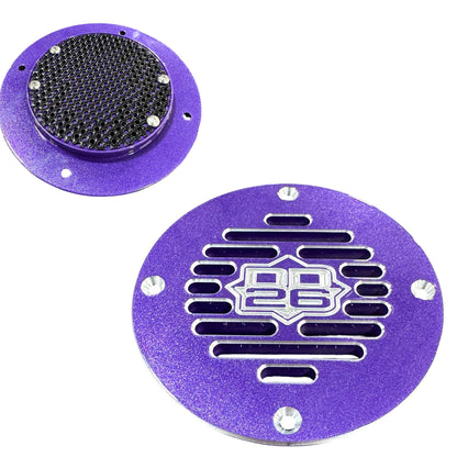 DD26 Fishing Billet Aluminum Drain Plate with Screen 4" Round for Boats
