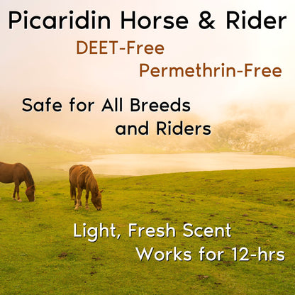 Zone Protects Horse & Rider Fly & Insect Repellent Continuous Spray