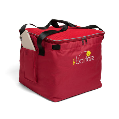 Racket Pets Ball Tote - Red Replacement Bag for Tennis and Pickleball Pro Teaching Cart