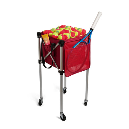 Racket Pets Ball Tote - Red Replacement Bag for Tennis and Pickleball Pro Teaching Cart