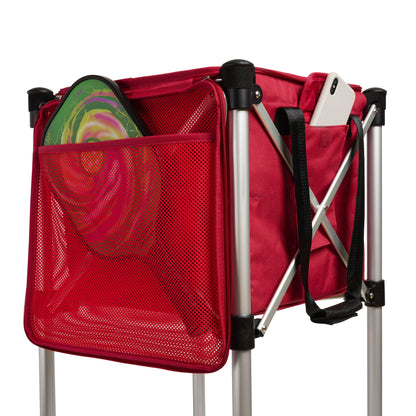 Racket Pets Ball Tote - Red Replacement Bag for Tennis and Pickleball Pro Teaching Cart