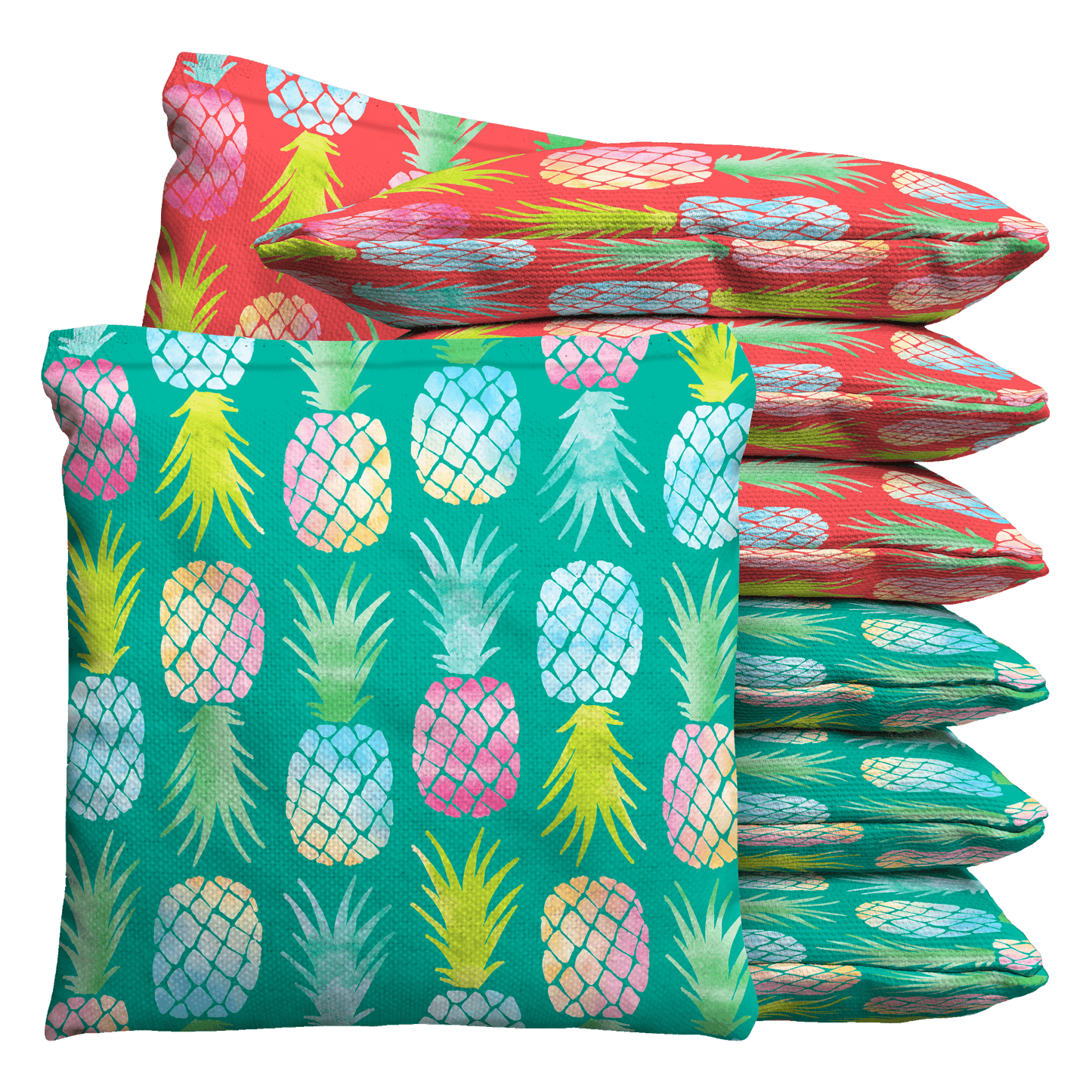 Baggo Pineapple Pattern Cornhole Bean Bag Toss Bags (set of 8)