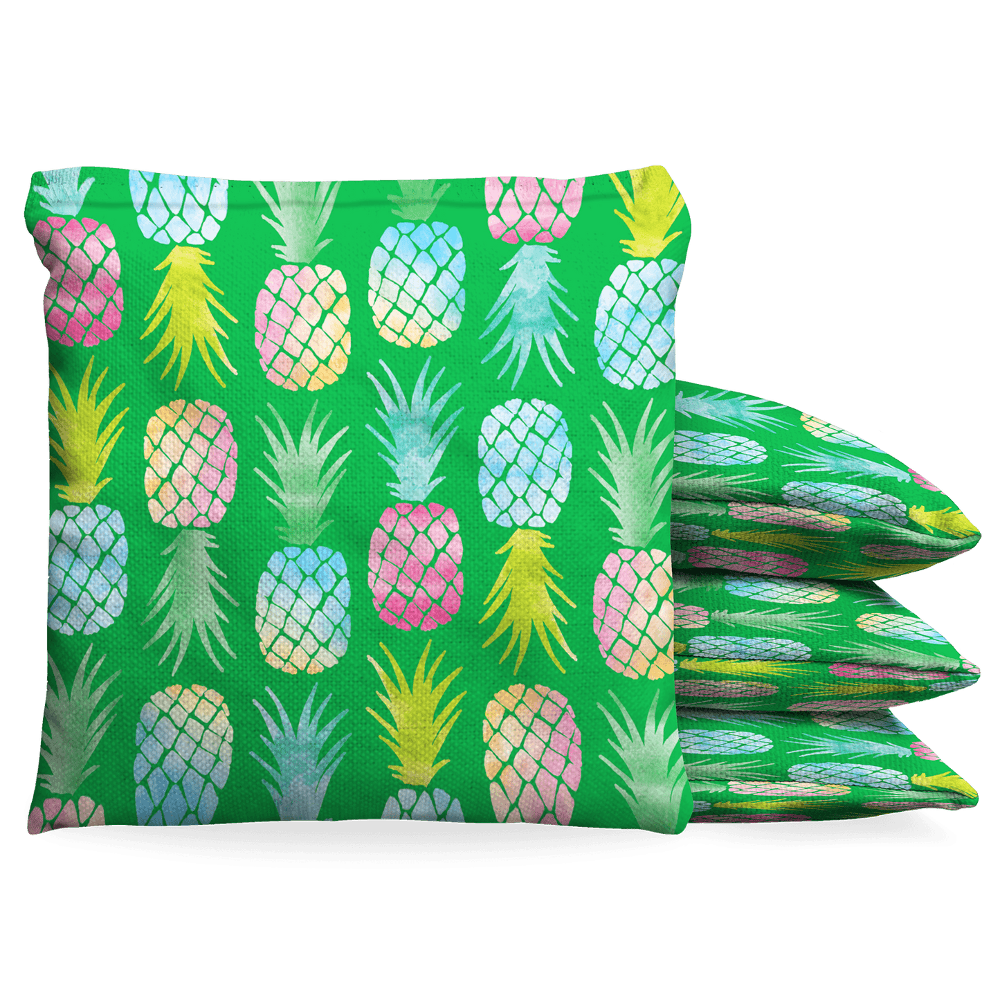 Baggo Pineapple Pattern Cornhole Bean Bag Toss Bags (set of 8)