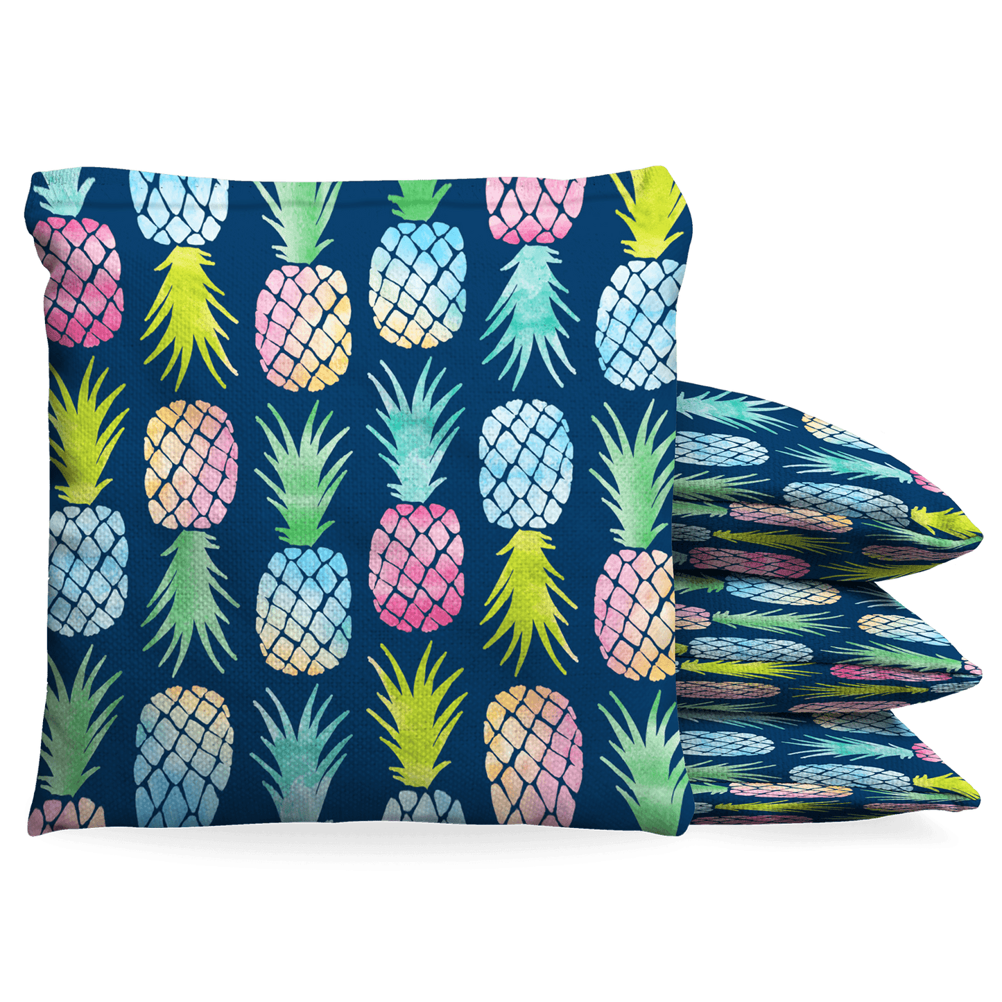Baggo Pineapple Pattern Cornhole Bean Bag Toss Bags (set of 8)