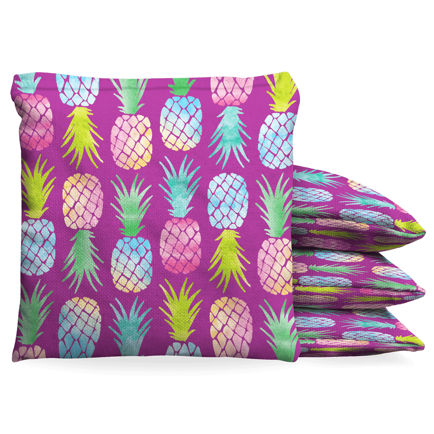 Baggo Pineapple Pattern Cornhole Bean Bag Toss Bags (set of 8)