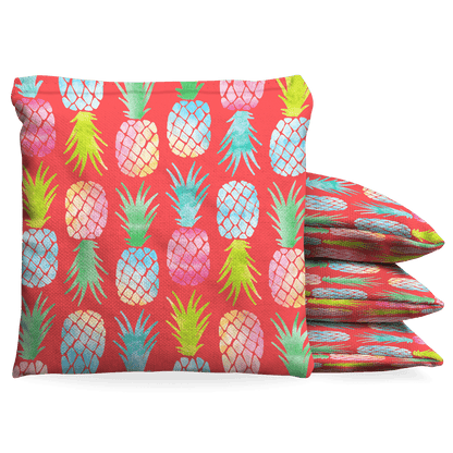 Baggo Pineapple Pattern Cornhole Bean Bag Toss Bags (set of 8)