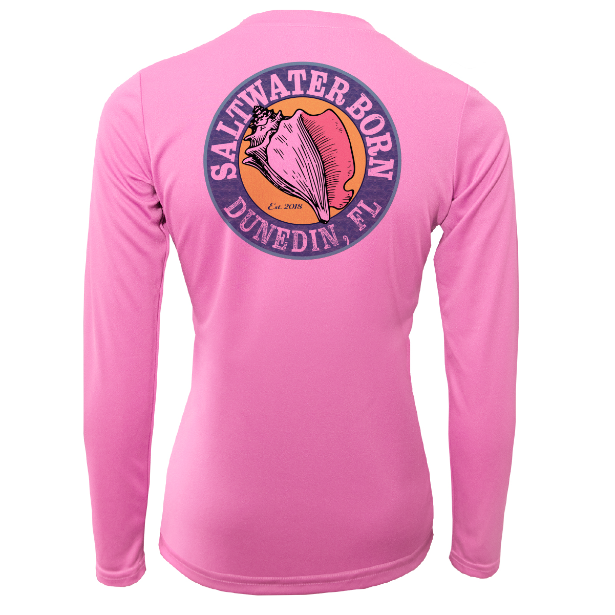 Saltwater Born Dunedin, FL "Saltwater Hair Don't Care" Long Sleeve UPF 50+ Dry-Fit Shirt