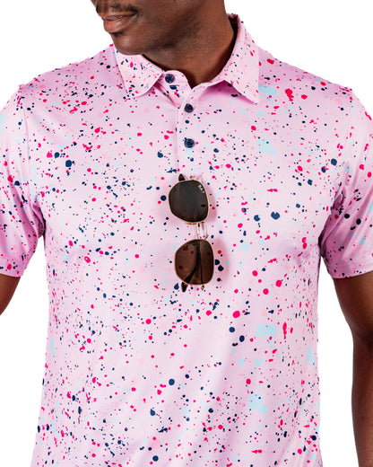Pins and Aces Pink Splatter