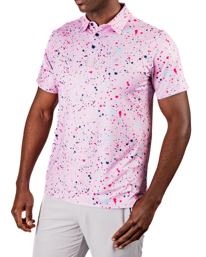 Pins and Aces Pink Splatter