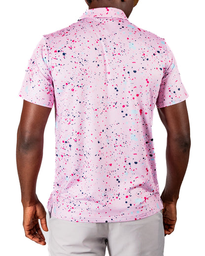 Pins and Aces Pink Splatter