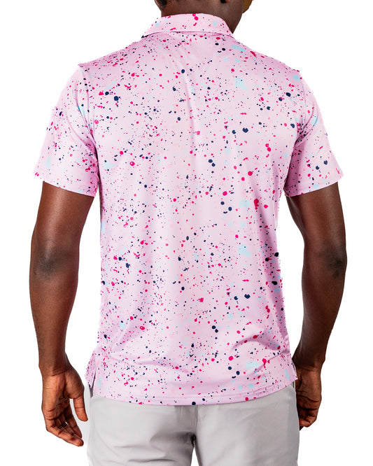 Pins and Aces Pink Splatter