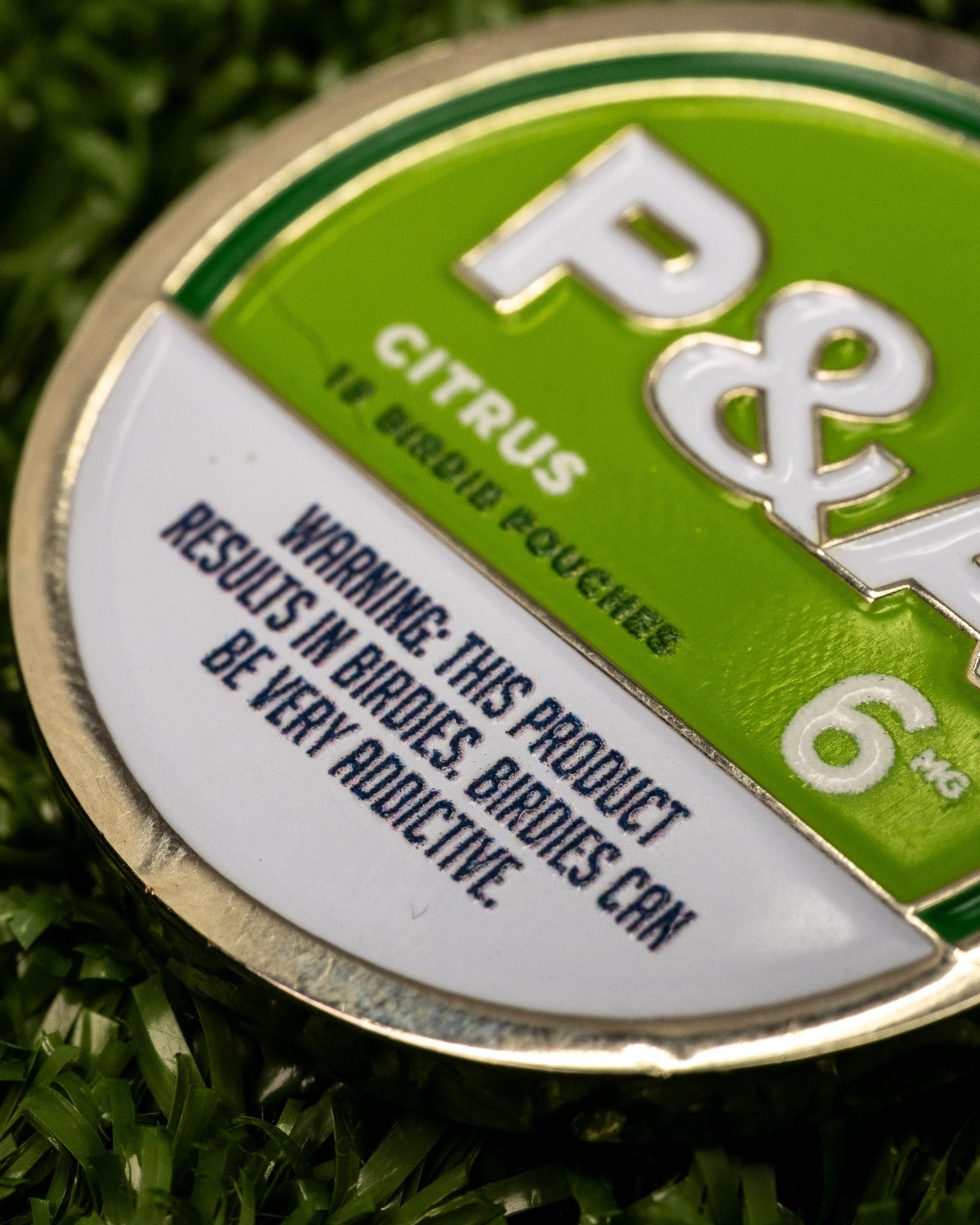 Pins and Aces 6 Milly - Citrus Ball Marker