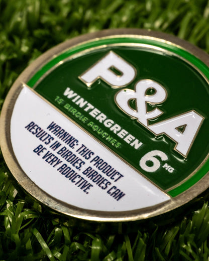 Pins and Aces 6 Milly - Wintergreen Ball Marker