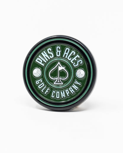 Pins and Aces Pop Out Medallion Ball Marker - Green