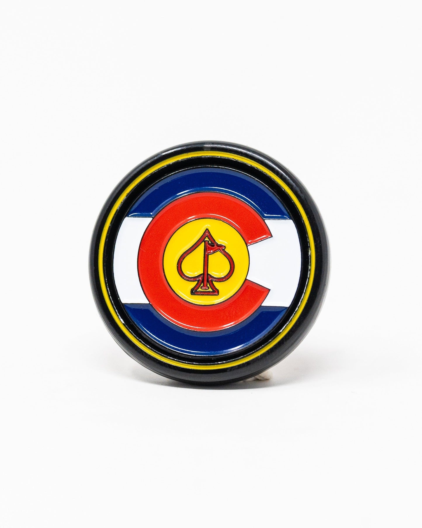 Pins and Aces Pop Out Medallion Ball Marker - Colorado