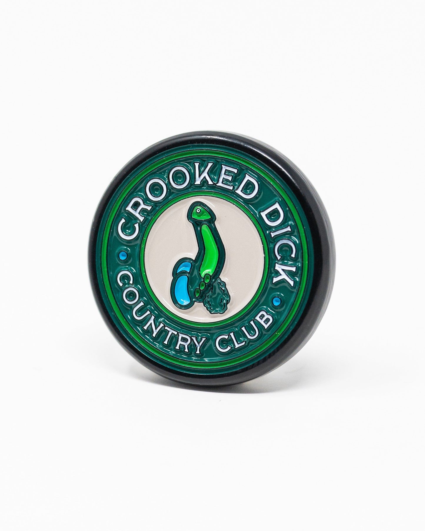 Pins and Aces Pop Out Medallion Ball Marker - Crooked Dick