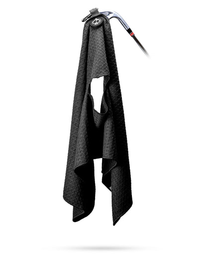 Pins and Aces Magnetic Towel - Black