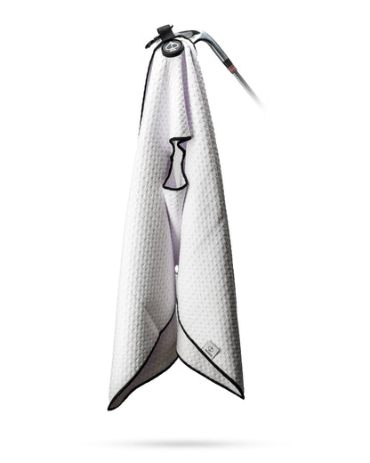 Pins and Aces Magnetic Towel - White