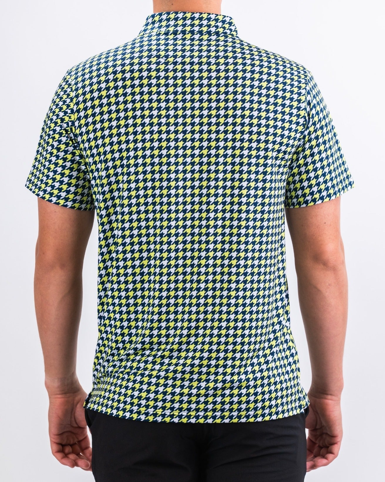 Pins and Aces Houndstooth Lime