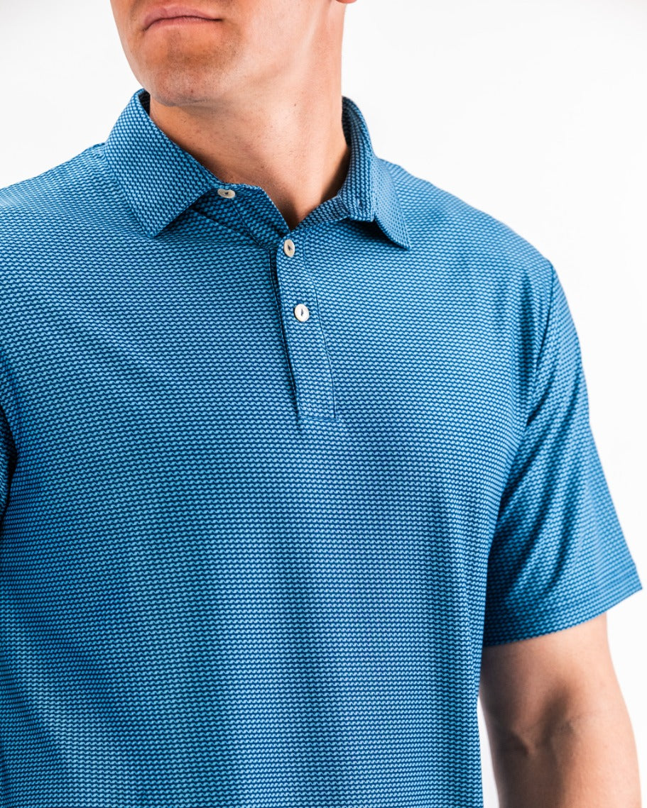 Pins and Aces Player Preferred™ Polo - Ocean Wave