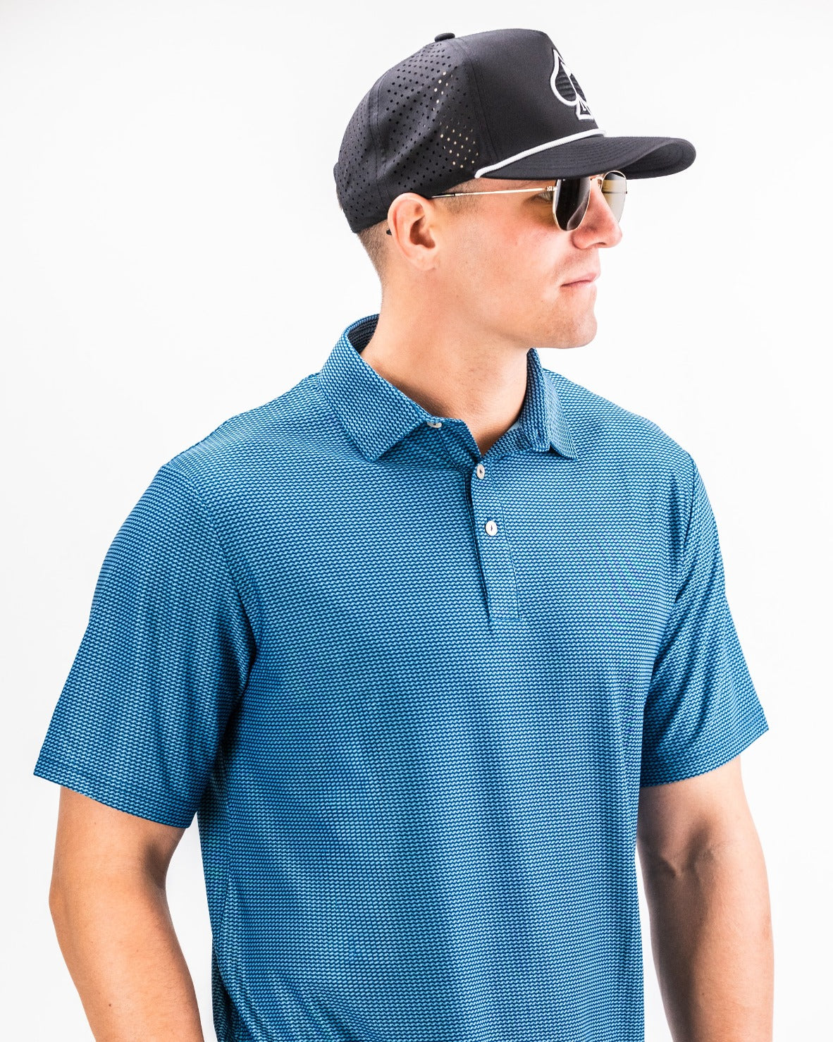 Pins and Aces Player Preferred™ Polo - Ocean Wave