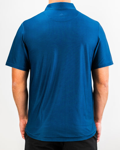 Pins and Aces Player Preferred™ Polo - Spade Fade - Navy