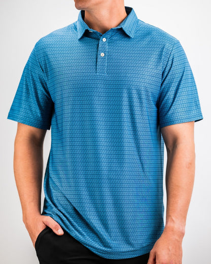 Pins and Aces Player Preferred™ Polo - Ocean Spade