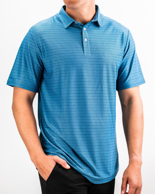 Pins and Aces Player Preferred™ Polo - Ocean Spade