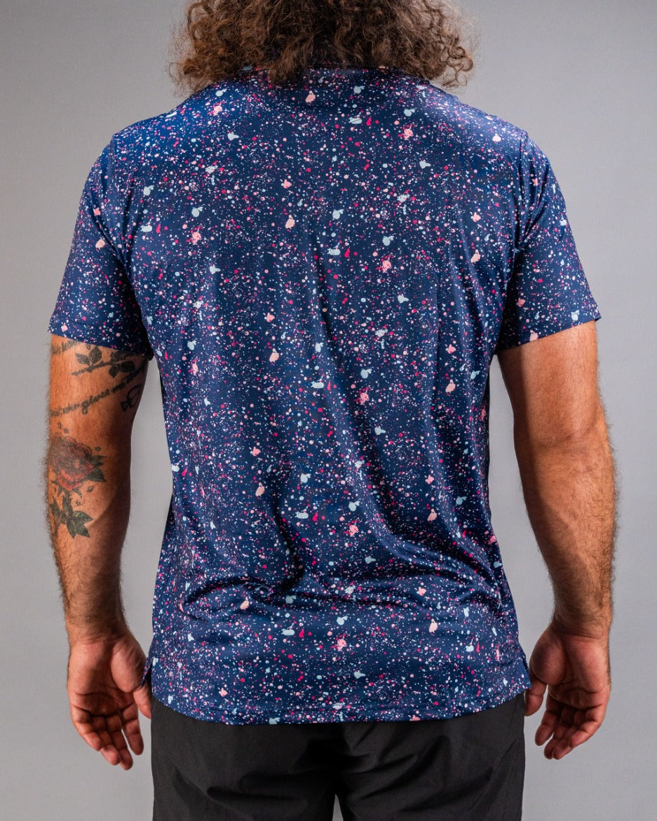 Pins and Aces Blue Splatter