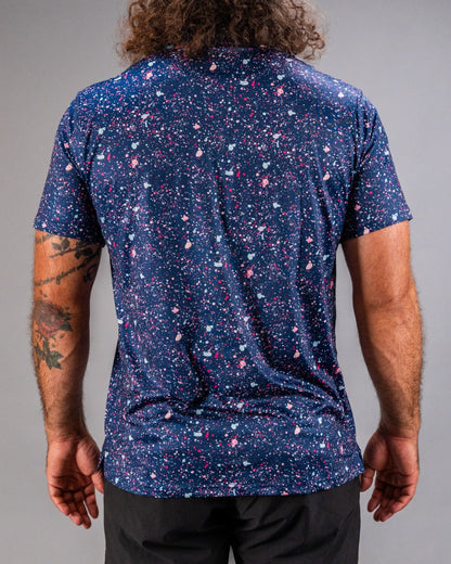 Pins and Aces Blue Splatter