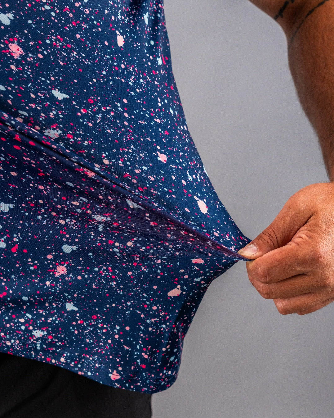Pins and Aces Blue Splatter