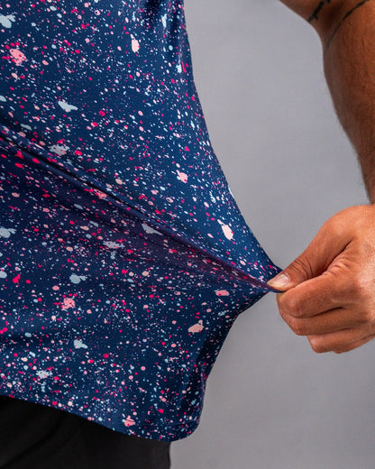 Pins and Aces Blue Splatter